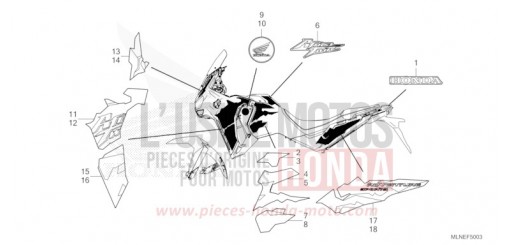 MARQUE/RAYURE (4) CRF1100D4S de 2025